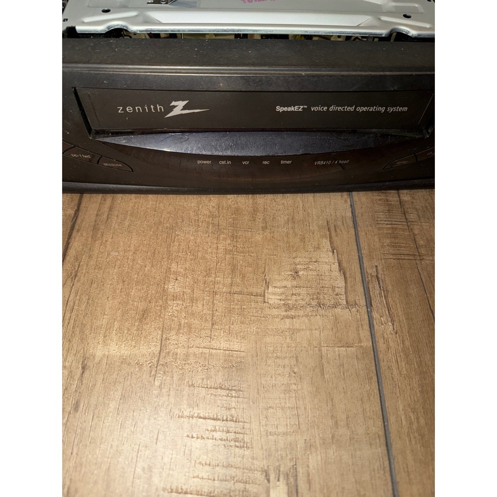 Zenith Z VR3410 4 Head VCR SpeakEZ Voice Operated System Black‎ PARTS ONLY!!!!
